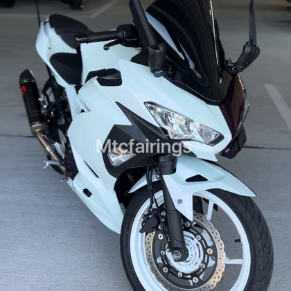 2017-2023 Kawasaki Ninja 400 Chameleon Half Purple/white Fairing Kit
