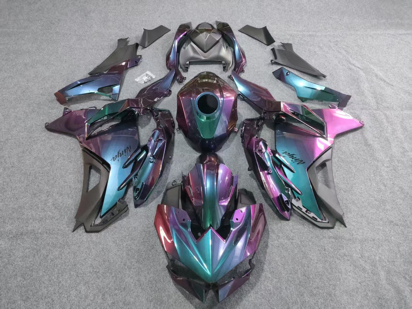 2024-2025 Kawasaki Ninja 500 Chameleon Fx01 Fairing Kit