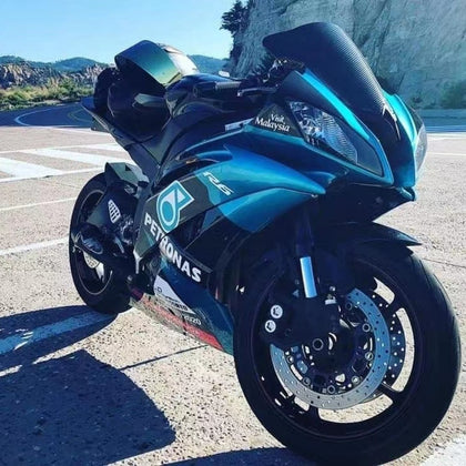2008-2016 Yamaha YZF-R6 Pearl Blue with Tank Cover Fairing Kit