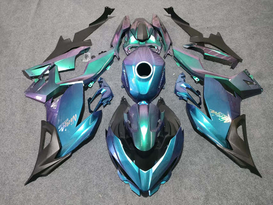 2017-2023 Kawasaki Ninja 400 Chameleon with Rainbow Decals Fairing Kit