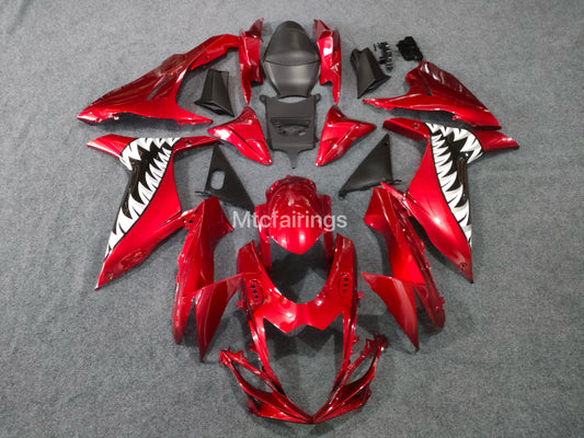 2011-2022 Suzuki GSX-R600 Candy Red 750 Fairing Kit