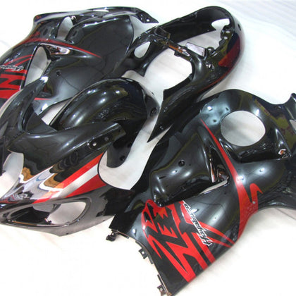 1997-2007 Suzuki Hayabusa GSX1300R Hayabusa Gsxr1300r Glossy Black Fairing Kit
