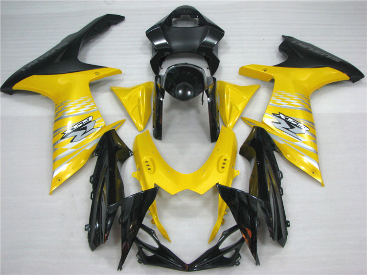 2011-2022 Suzuki GSX-R600 Yellow 750 Fairing Kit